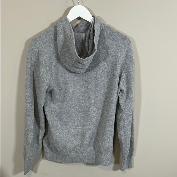 Faherty Jackson Sweater Hoodie Mens Grey Cliff Heather Sporty Relaxed Fit Sz M - Picture 5 of 9
